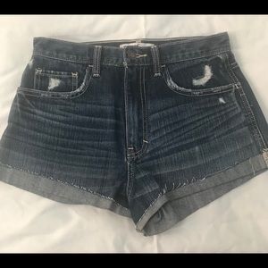 High Waisted Hollister Denim Shorts